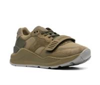 Burberry -Ramsey Sneakers- Khaki Green Suede Chunky Trainers 43 / 9UK / 10US