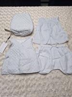 Burberry Baby outfit set Girl 9 months 3 piece Shorts ,dress & Top