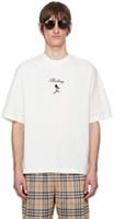 Burberry White Rose T-Shirt Size L RRP £400 - L Regular