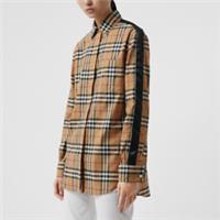Burberry - Shirt - Beige Check Cotton - Relaxed XS 6UK/ 4US / 34FR - New&Tag - 6 Regular