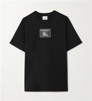 Burberry - T-Shirt - Black Cotton | Knigth Logo Patch XS New&Tag - XS Regular