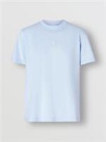 Burberry - T-Shirt - Light Sky Blue Cotton TB Logo - - S - New&Tag - S Regular