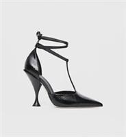 Burberry - Shoes - Black Python Leather High Heel Pumps UK5.5 /38.5 -New&Box