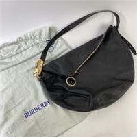 Burberry Knight Large Leather Shoulder Bag - Black - BNWOT
