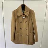 Burberry Mossley Wool Blend Pea Coat in Camel Size 6 UK BNWTS - 6 Regular