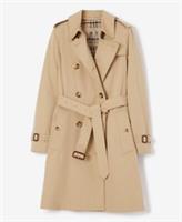 BURBERRY -Kensington Trench Coat- Mid-Length Honey Beige UK12 US10 FR40 New&Tag - 12 Regular