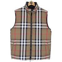 Burberry Lowick Brown and Black Reversible Nylon Down Gilet / Bodywarmer - S Regular