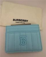 10x8cm Lola card holder For women With Dust Bag Soft Leather Baby Blue Color
