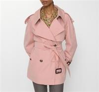 Burberry - Ftizrovia Trench Coat- Short Pink Cotton - UK8 US6 FR36 New&Tags - 8 Regular