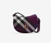Burberry Mini Rocking Horse Bag Purple Check & Leather - Crossbody/Shoulder