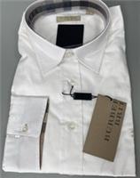Burberry Brit Steadman Long Sleeve White Cotton Dress Shirt Size Large - BNWT