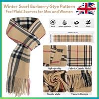 Winter Scarf Burberry-Stye Pattern