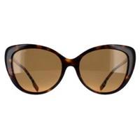 Burberry BE4407 385483 Dark Havana Brown Polarized Sunglasses