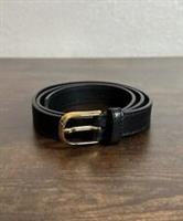 Burberry Slim Black Gold Buckle Leather Belt S 30/75 RRP£290 J193 - S Regular