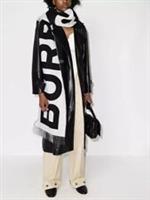Burberry GENUINE LOGO-INTARSIA 100% Cashmere Scarf RRP £480 NEW