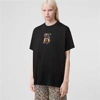 Burberry Black Carrick Monogram T-Shirt Size S RPP £495 NEW WITH TAGS - S Regular