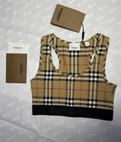 Burberry Genuine Logo Check Dalby Bralette Top Bra Sz XXS NEW - 2XS Regular