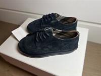 Burberry Child Boy Suede Moccasins Broque School Shoes Size 27 NEW