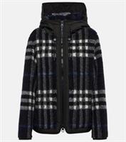 BURBERRY Checked Wool Blend Teddy Jacket Size UK 14 RRP £1290 NEW TAGS - UK 14 Regular