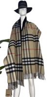 Burberry 100% Genuine 100% Cashmere Giant Big Double Face Scarf RRP £650 NEW BOX