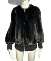 Burberry Real 100% Mink Fur Black Jacket Coat Blazer Size UK 10 RRP £7500 NEW - UK 10 Regular