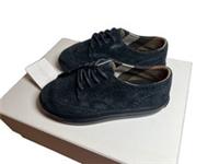 Burberry Child Boy Suede Moccasins Broque School Shoes Size 27 NEW