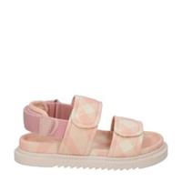 BURBERRY Girls Kids K1Jamie Sandals Slingback Pink Nylon Salmon UK C10 RRP280