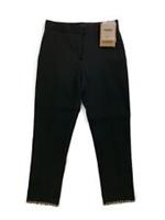 Burberry Trousers Wool Ring-Pierced - Black - UK 10 - RRP &pound;990 - New - 10 Regular