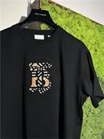 Burberry Black Carrick Monogram T-Shirt Size S RPP &pound;495 NEW WITH TAGS - S Regular