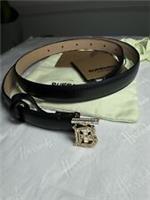 Burberry Crystal Embellished TB Monogram Leather Belt Size S RRP &pound;490 NEW TAGS - S Regular
