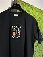 Burberry Black Carrick Monogram T-Shirt Size S RPP &pound;495 NEW WITH TAGS - S Regular