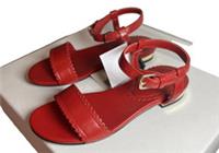 Burberry Child Girl Summer Leather Red Sandals Shoes Size 27 NEW BOX
