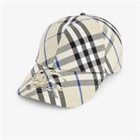 BURBERRY Bias Check Baseball Cap 80857221001 Lichen/Multi L