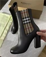 BURBERRY Alderman Vintage Check Detail Ankle Boots Size 36 UK 3 RRP £750 NEW