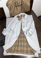 BURBERRY Claygate Belted Tie-Cuff Check Trench Coat Sz UK 8 RRP &pound;1850 NEW TAGS - 8 Regular