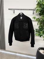 Burberry Padleigh Varsity Jacket In Black RRP £1570 / UK S (Fits. M) - M Regular
