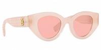 BURBERRY Womens Pink Oversized Cat Eye Designer Sunglasses Pink Lenses RRP &pound;295