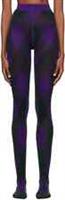 Burberry Deep Purple & Green Argyle Wool Tights Size Large £490 Made in Italy