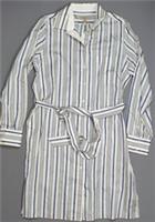Womens Burberry Shirt Dress 100% Silk Belted Striped Size 16 / IT 48 - ITA 48 - UK 16 Regular