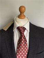 Mens *NEW* BURBERRY (LONDON) WOOL SUIT In CHARCOAL GREY CHECK 42R *B.N.W.T* - 42 Regular