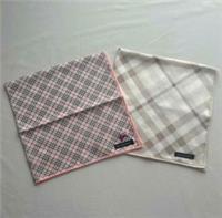 BURBERRY Scarfs Check Pink Cotton 100% Fashion Accessorys Set