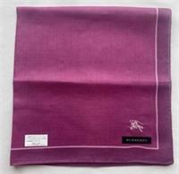 BURBERRY Scarfs Purple Cotton 100% Fashion Accessorys