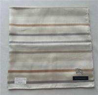 BURBERRY Scarfs Striped Beige Cotton 100% Fashion Accessorys