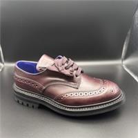 Burberry X Trickers Brogues Burgundy Leather Womens