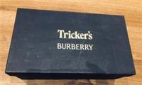 Burberry Tricker's Leather Devon Brogues Aubergine 8075770 EU34.5 UK2