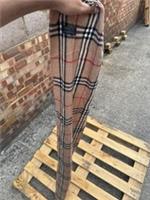 Vintage Burberrys London Nova Check 100% Lambswool Scarf Made In England 10x54