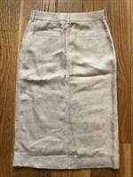 BURBERRY WOMEN'S BEIGE 'OATMEAL' LINEN PENCIL SKIRT (JEAN_07) UK SIZE 8 BNWT - 8 Regular