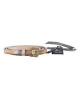 Burberry Hand Painted Wallace Grainy Belt In Leather Women Brown One Size - One Size Regular