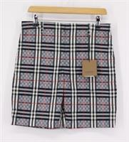 BURBERRY KIDS DIZZY CHECK SHORTS BOYS CHILDRENS GREY PLAID RRP £200 AD