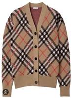 New Burberry womens all-over nova check oversized cardigan.M(Uk 12/14)£950 - S Regular